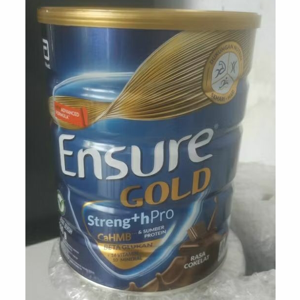 

NEW ENSURE COKLAT | 0Ensure Gold StrengthPro Cokelat 800g – Nutrisi Dewasa Rendah Laktosa