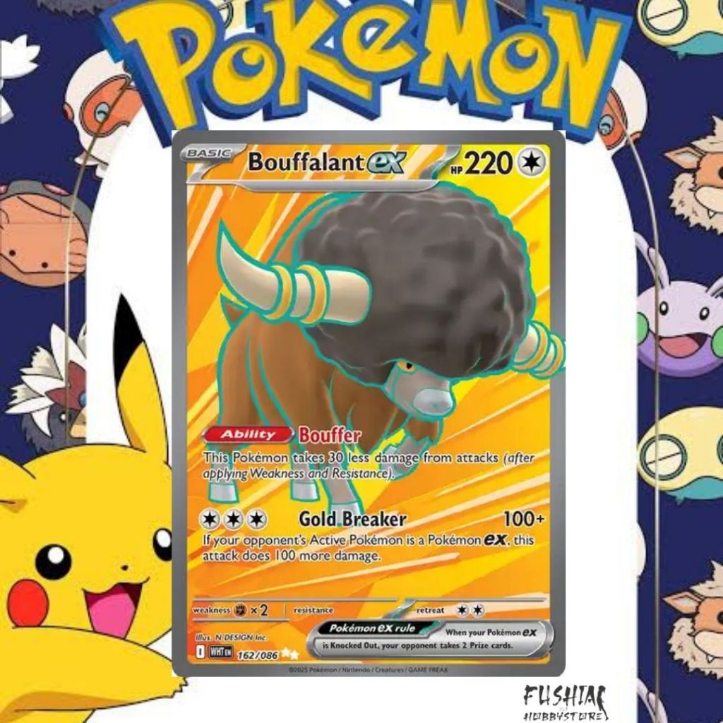 Kartu Pokemon TCG Bouffalant Ex SR sv101s (328/172)