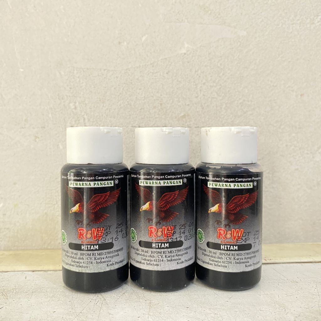 

Pewarna rajawali HITAM 30 ml | pewarna hitam