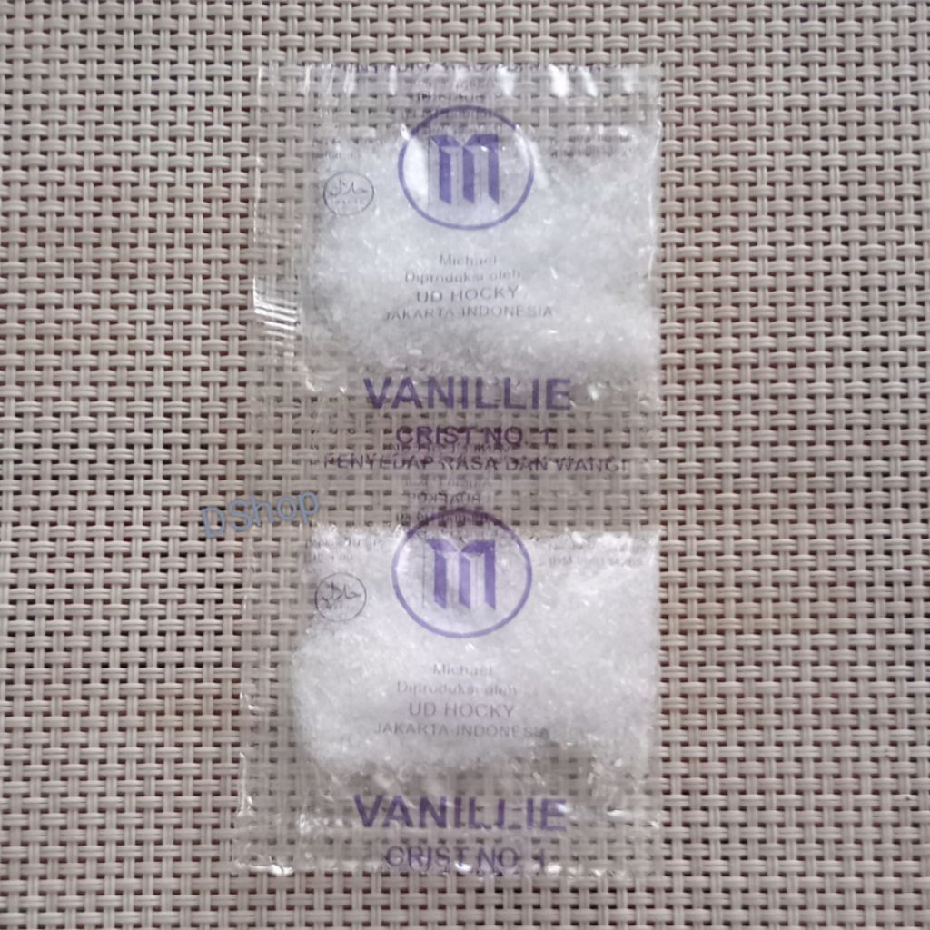 

VANILLIE M CRIST No 1 Penyedap Rasa Dan Wangi 2 Sachet @ 2 gr