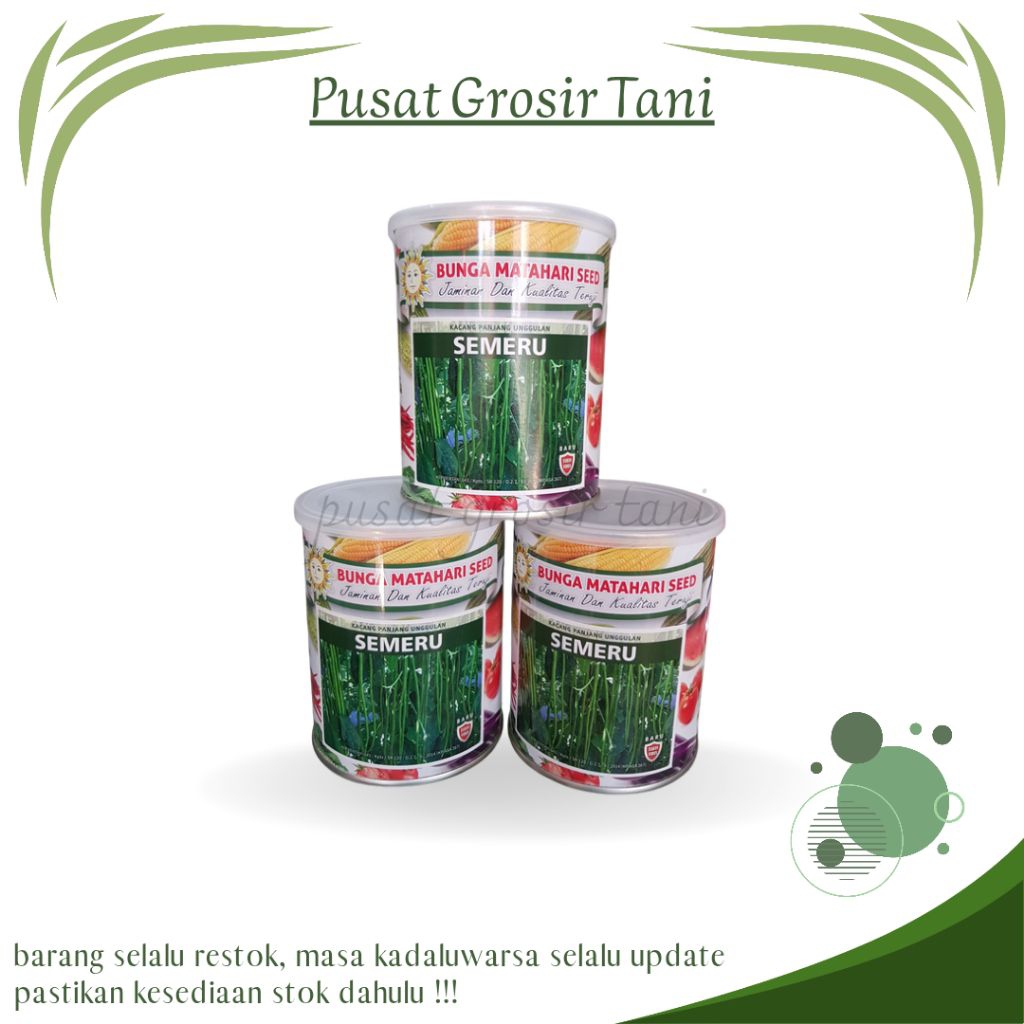 

Kacang Panjang Semeru 500 gram || Bunga Matahari Seed || Kacang Panjang Unggulan || Tahan Virus || Kacang Panjang || Benih || Bibit || Berkualitas || Kacang Panjang Hijau