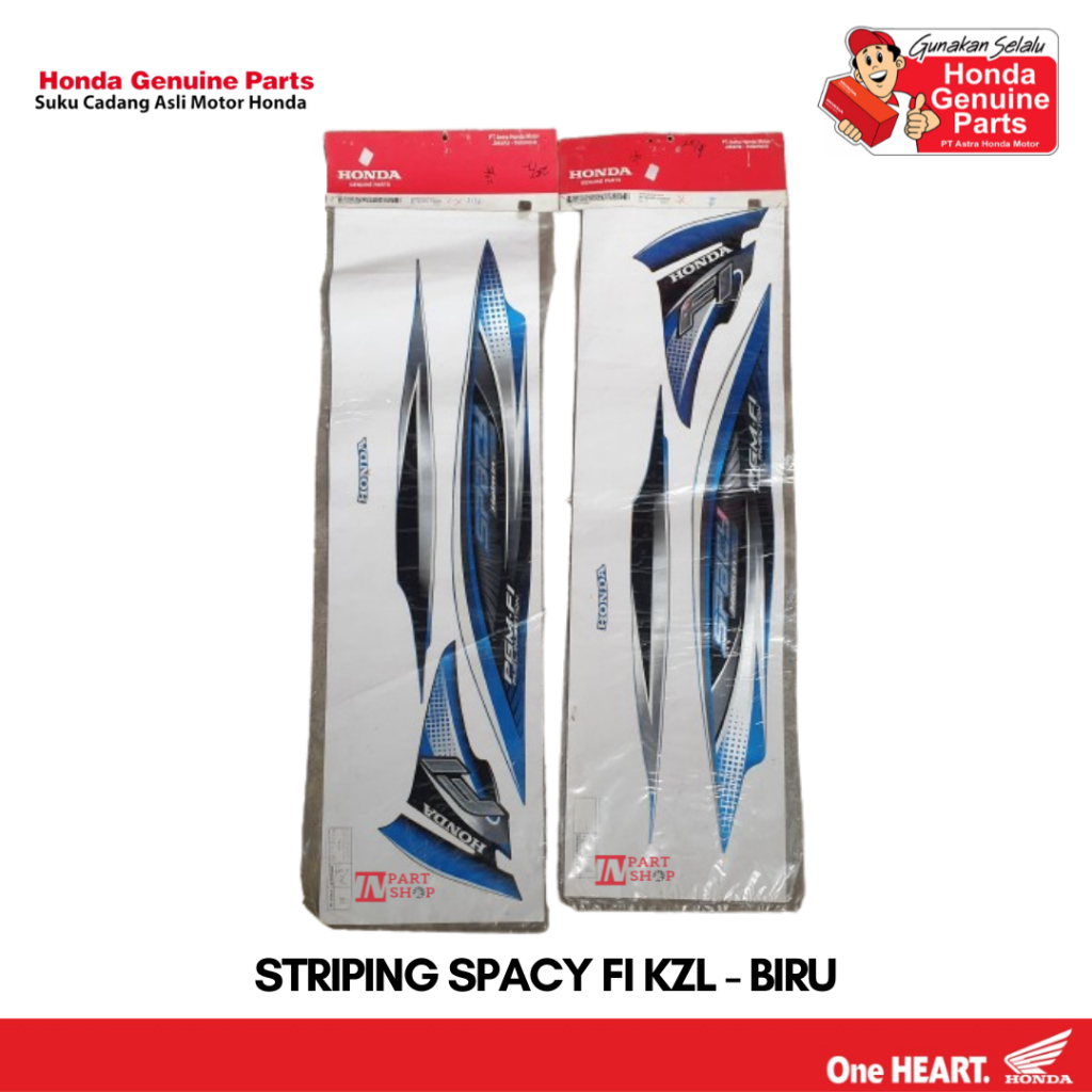 Striping Set Biru Hitam - Spacy Fi / 871X0-KZL-C30ZCR & 871X0-KZL-C30ZCL