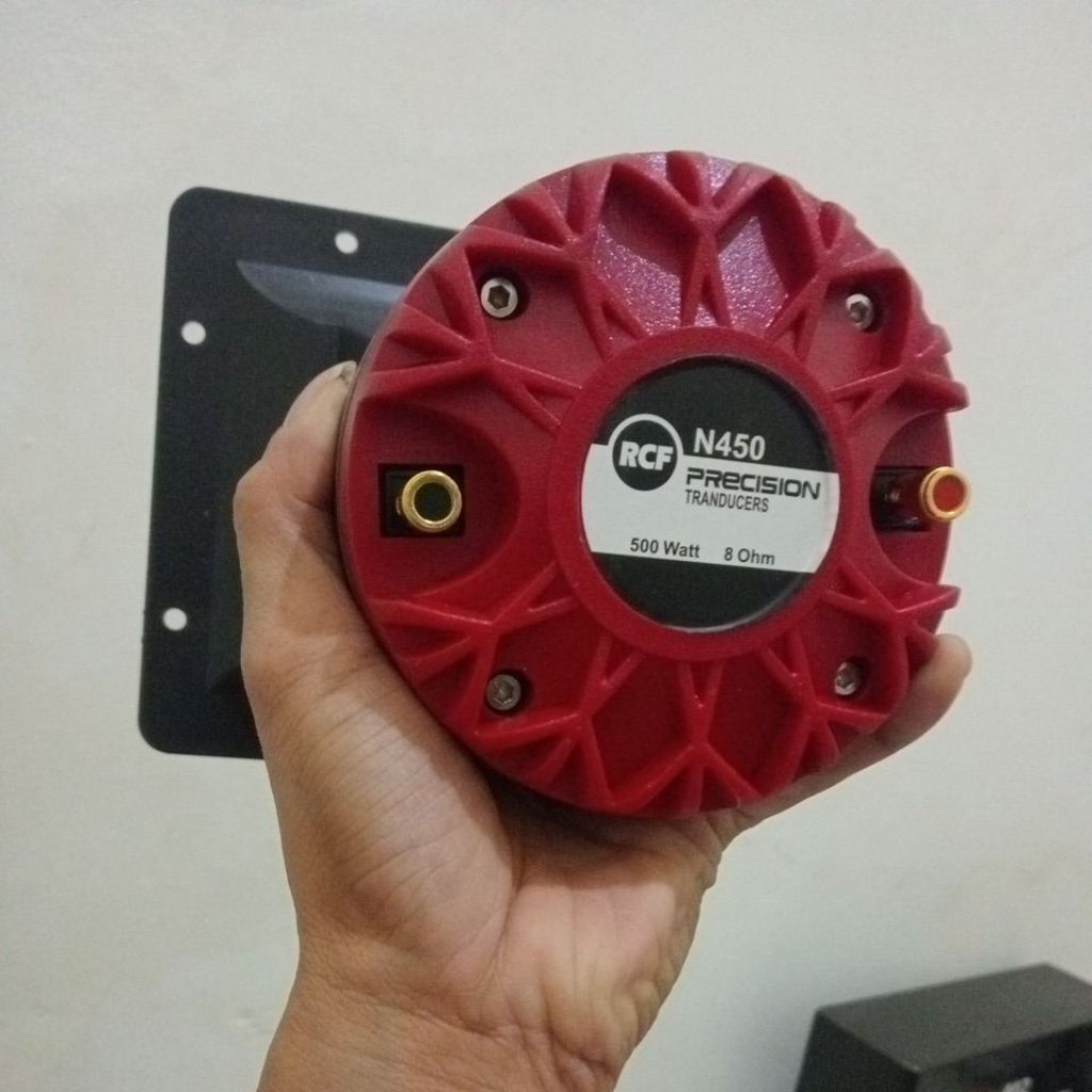Tweeter RCF N450 Driver RCF N 450 + Horn 10x15 bahan cor alumunium