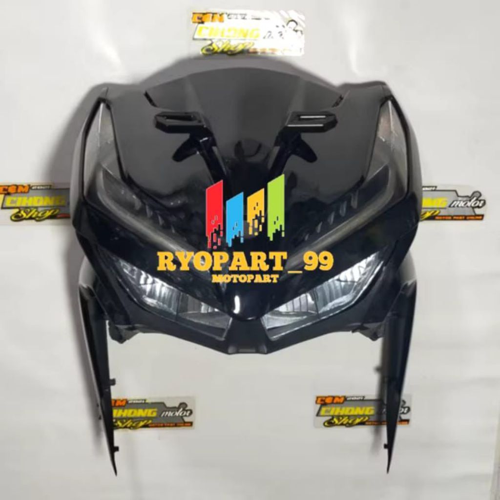 paketan tameng depan Vario 150/125 k59j+reflektor