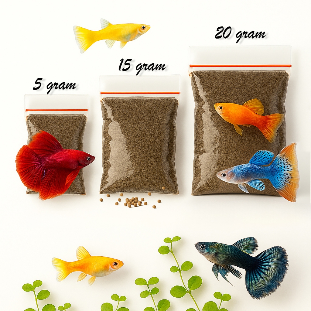 Micro Pellet Untuk Ikan Hias Kecil-Kecil. Cupang, Guppy, Molly, dll