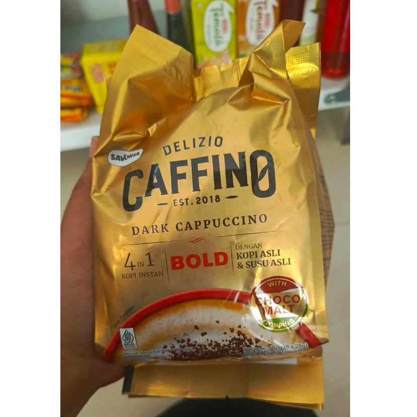 

Caffino Dark Cappucino Gusset - 6 Sachet x 25gr
