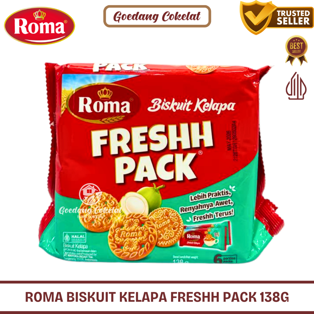 

Roma Biskuit Kelapa Kemasan Freshh Pack Besar 138gr