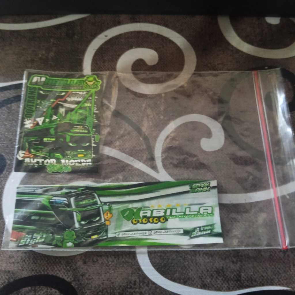 

stiker bus qq trans "nabila