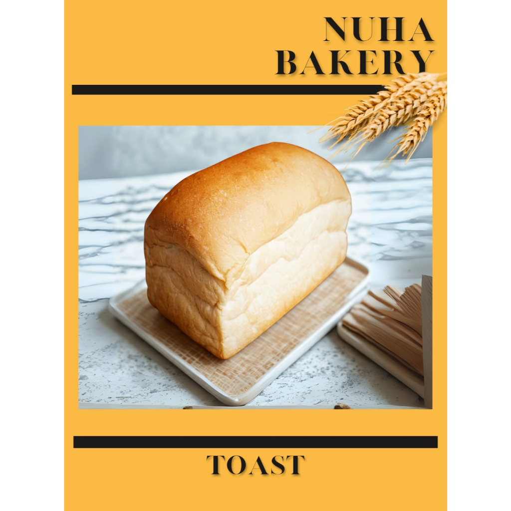 

Roti Jadoel - Toast Ukuran 20x10x10 - 400 Gram