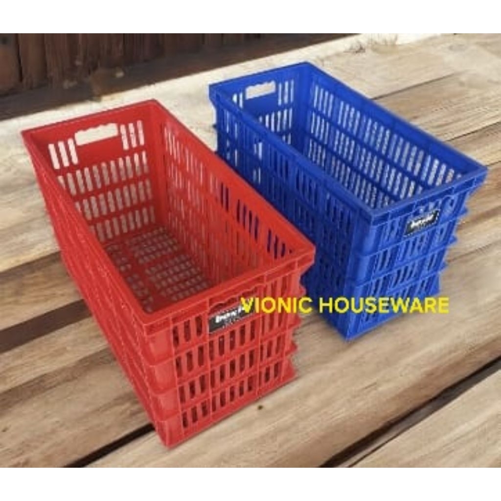 Keranjang Piring Buah Ikan Daging Ayam Box Plastik Container industri