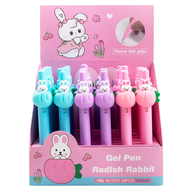 

O&Q BALLPOINT KLIK KARAKTER RABBIT KELINCI LUCU GEMOY PEN TYPE 7371