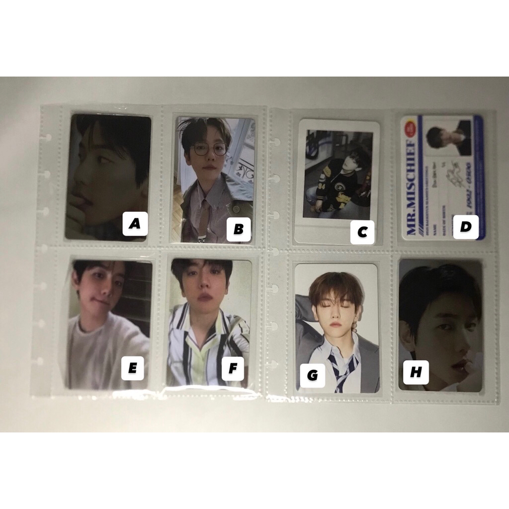 PC BAEKHYUN FIGARO & ID CARD SG 2025