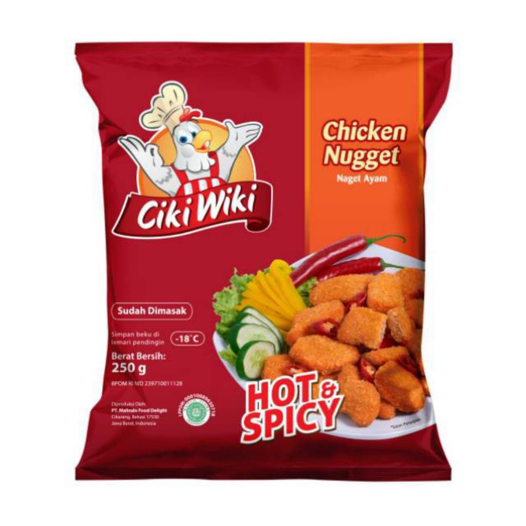

Ciki Wiki Nugget Ayam Premium 500 gr (Frozen Food)