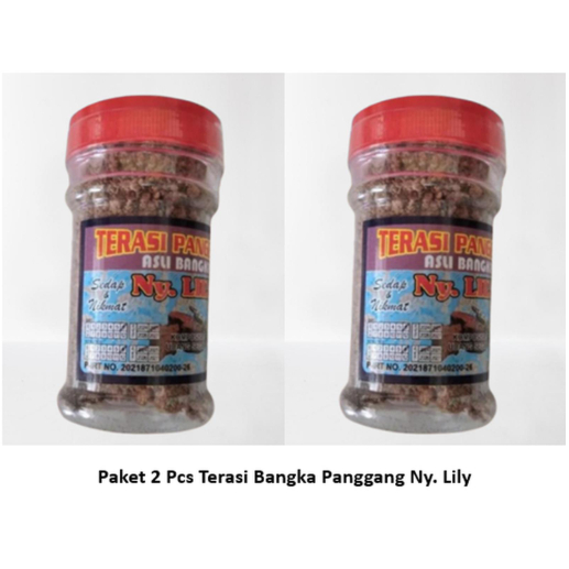 

Terasi Panggang Asli Bangka Ny Lily Paket 2 Pcs