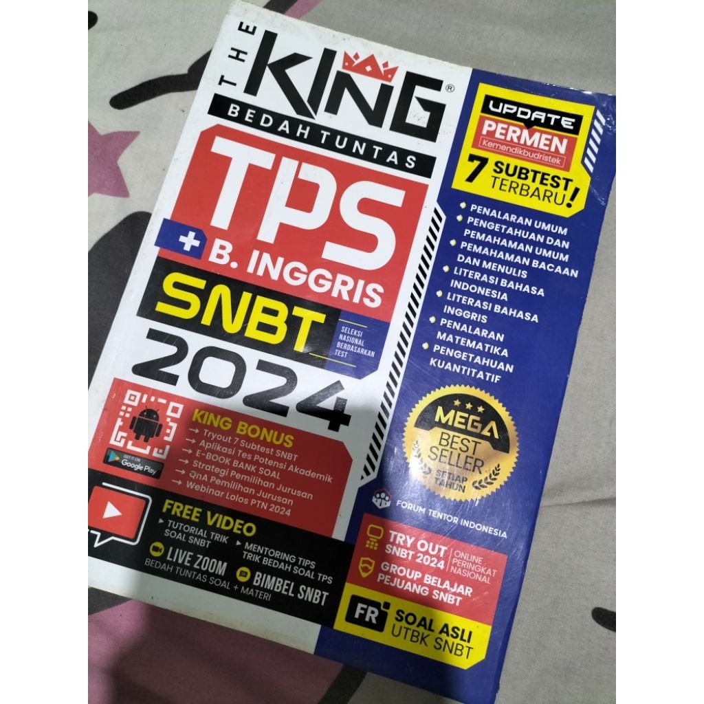 Preloved The King SNBT UTBK + TPS BAHASA INGGRIS