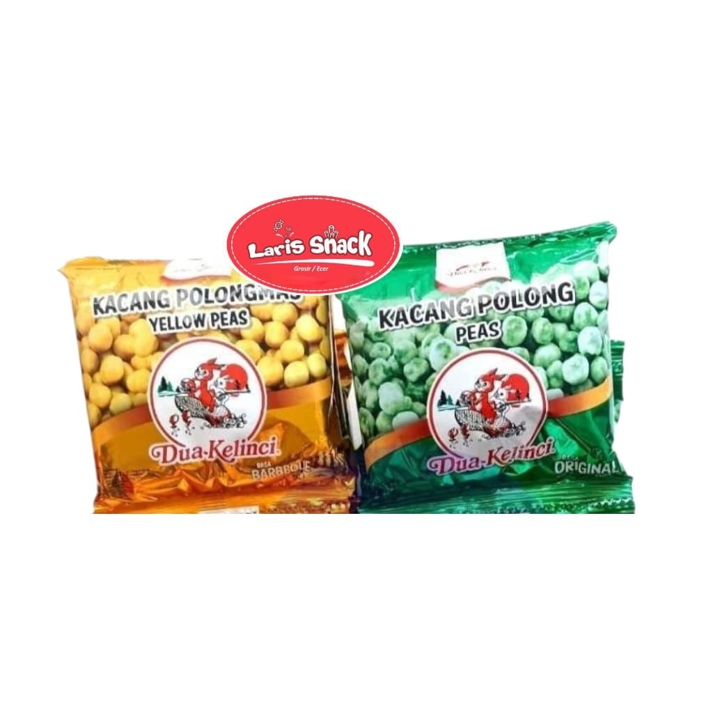 

Kacang Polong Rasa Original/BBQ Dua Kelinci (isi 10)