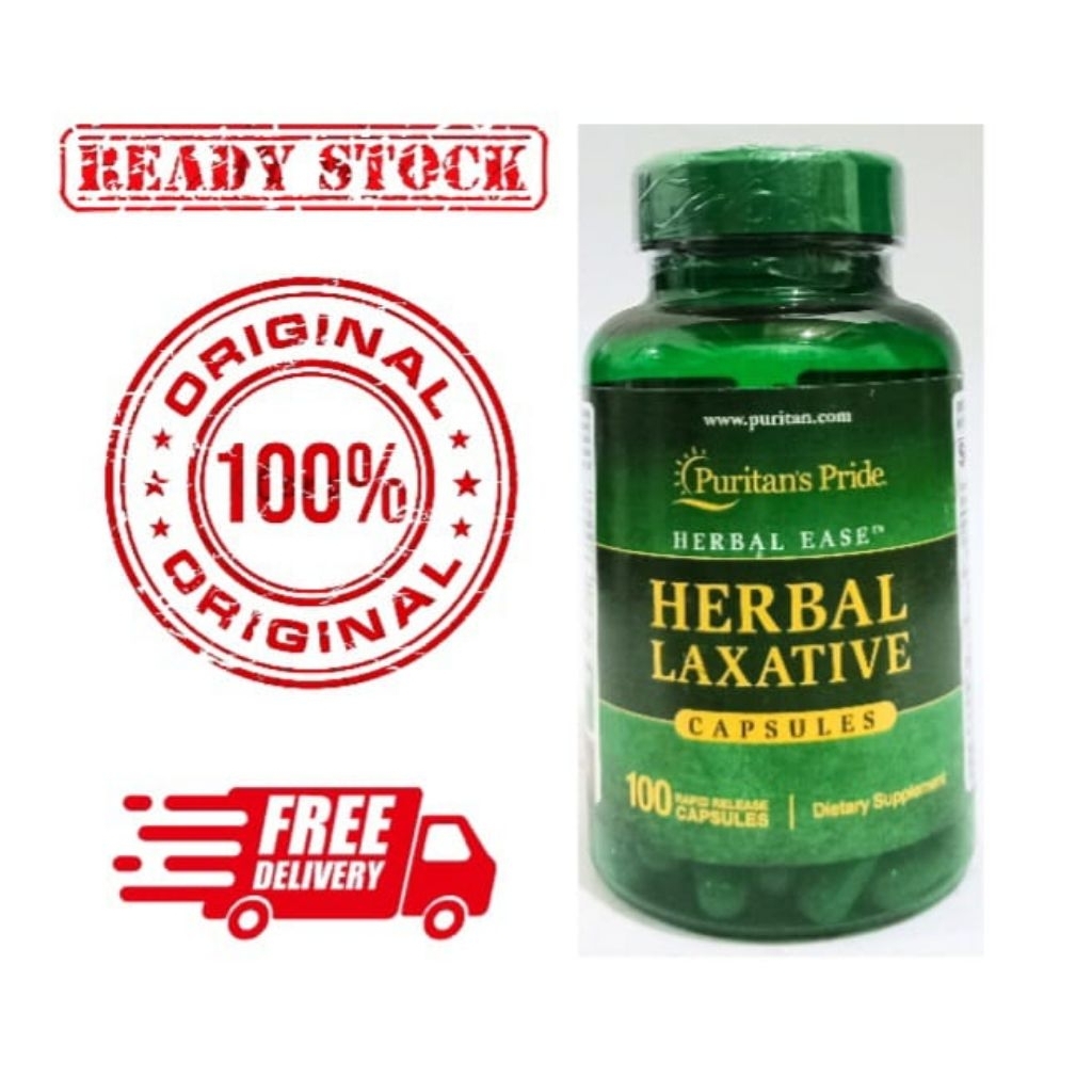Puritan's Pride Herbal Laxative 100 Capsules
