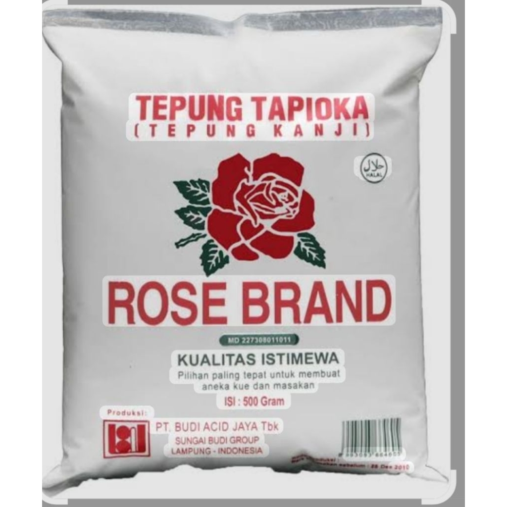 

Tepung Tapioka Rose Brand 500gr