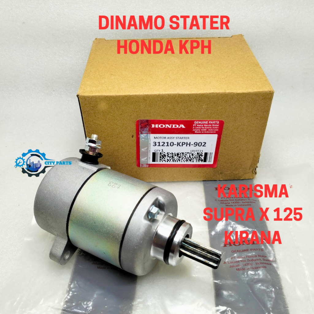 DINAMO STATER HONDA KPH KARISMA SUPRA X 125 KIRANA KUALITAS ASLI ORIGINAL DYNAMO STATER HONDA AHM
