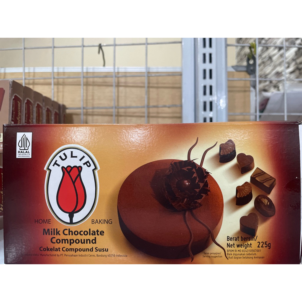 

Tulip compound milk chocolate 225g