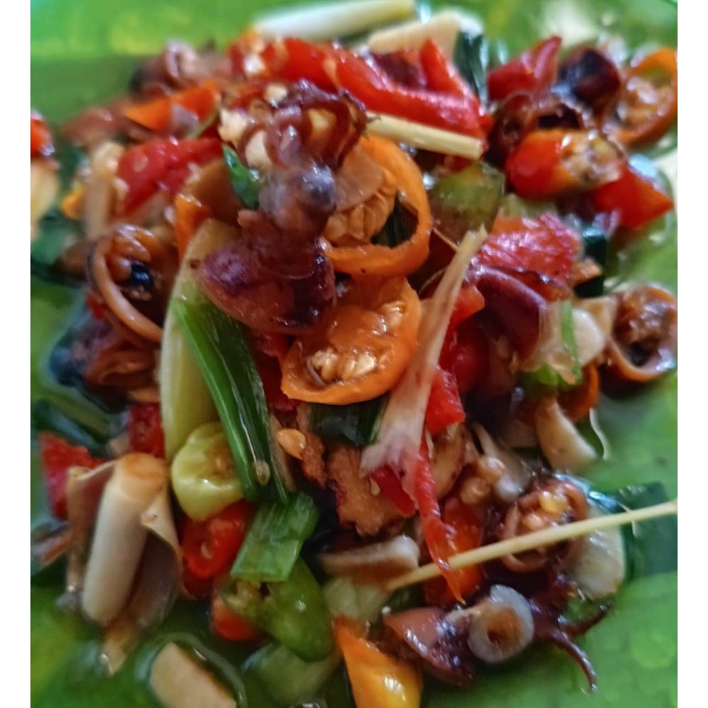 

Oseng Cumi bangkawarah Extra Pedas 200gram