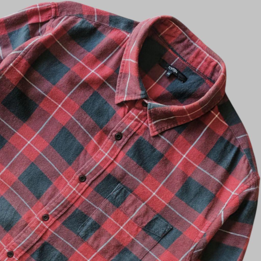 Kemeja flanel Topten