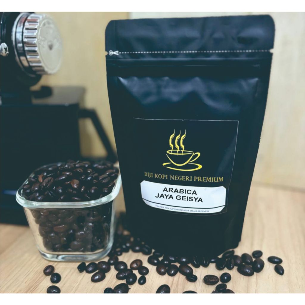 

KOPI ARABICA JAYA GEISYA ASLI 100% UNTUK BAHAN KOPI SUSU GULA AREN, TUBRUK, ATAUPUN MANUAL BREW, RASA CAFE DALAM RUMAH ANDA