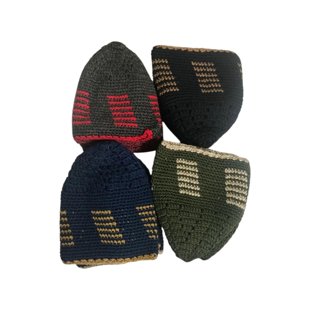 Peci Kopiah Rajut Hadramaut Super Motif Peci Rajut Hadramaut Rajut Premium Motif Dewasa Grosir