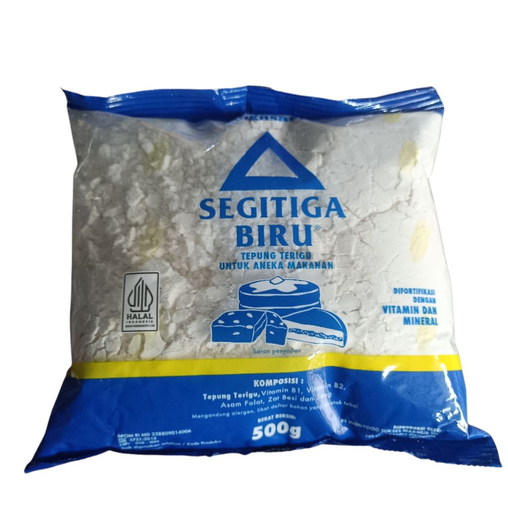 

Tepung Terigu Segitiga Biru 500gr Flour 1/2 kg