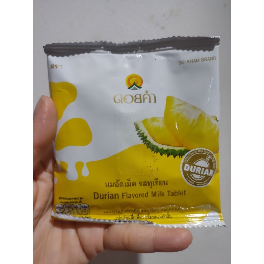 Permen Tablet Susu Coklat,Durian Original Thailand