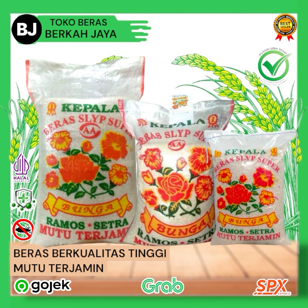 

Beras Cap Bunga Slyp Super 5kg 10kg 20kg