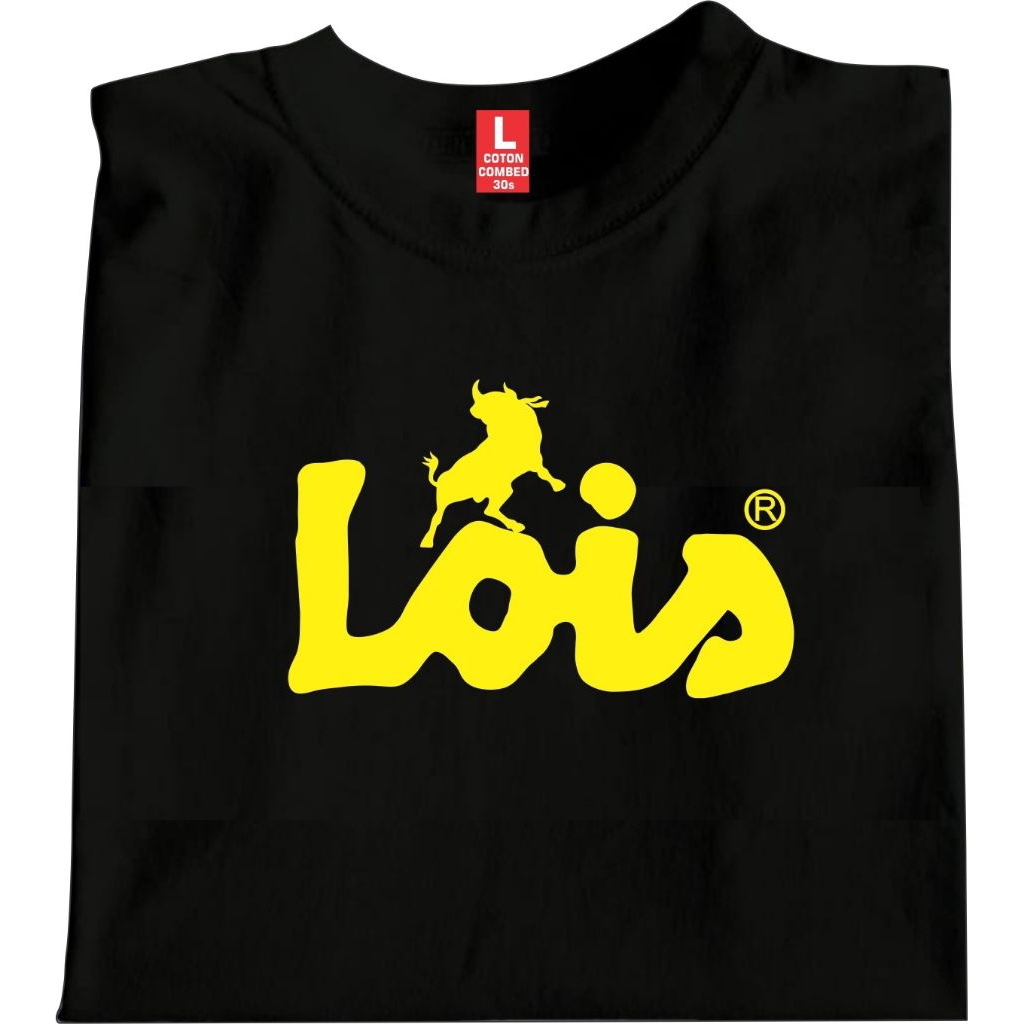 KAOS DISTRO LOIS KATUN COMBED 30S LENGAN PENDEK/KAOS OBLONG LENGAN PENDEK