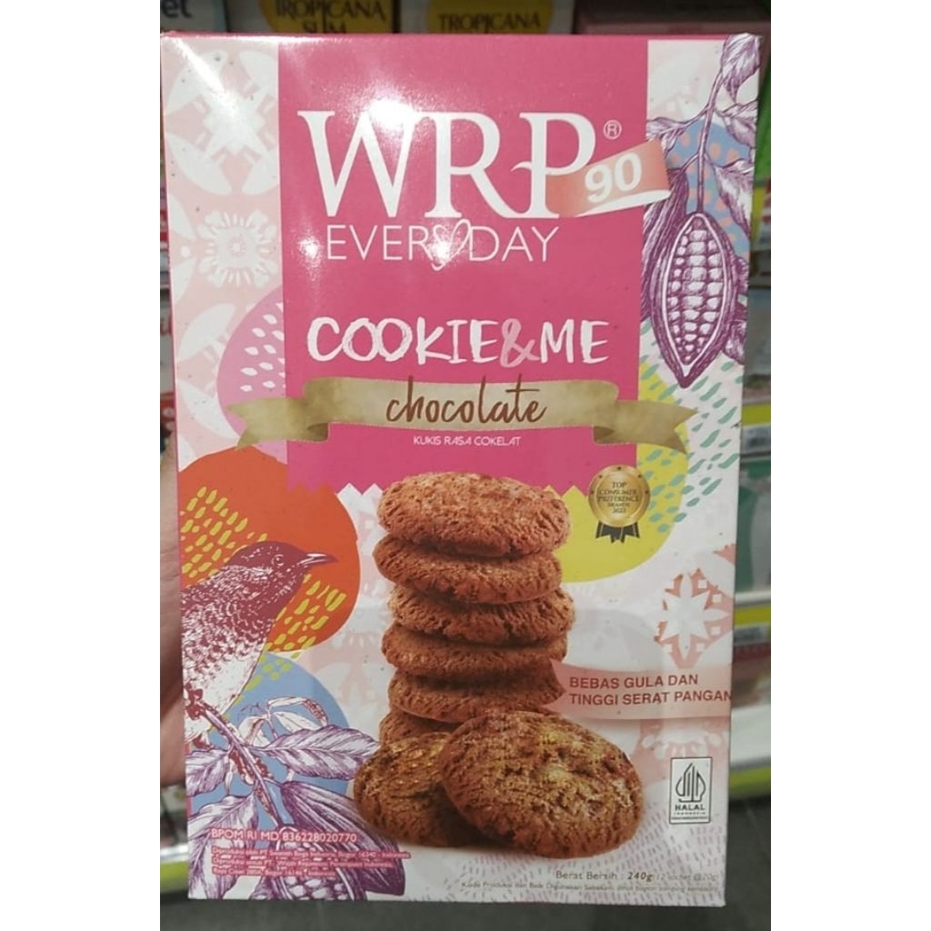 

WRP 90 EVERYDAY COOKIE&ME CHOCOLATE BEBAS GULA 240G