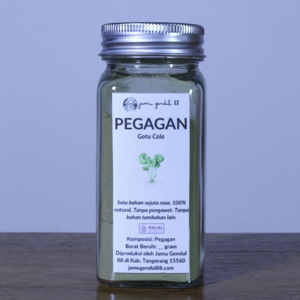 

Pegagan Bubuk - Centella asiatica Powder - High Quality Herbs Powder by Jamu Gendul 88