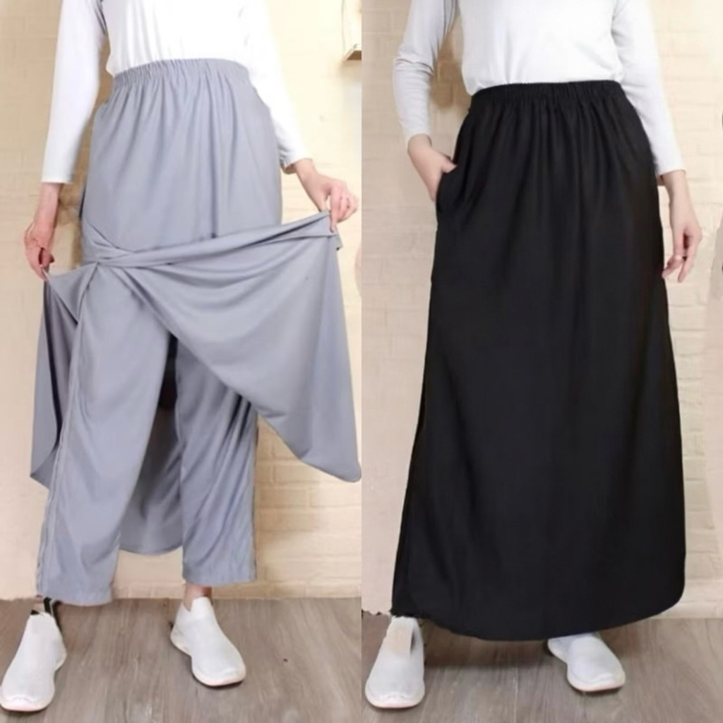 Rok Celana Olahraga Muslim Syari//Training Olahraga Rocella/Celana Rok Wanita Muslimah
