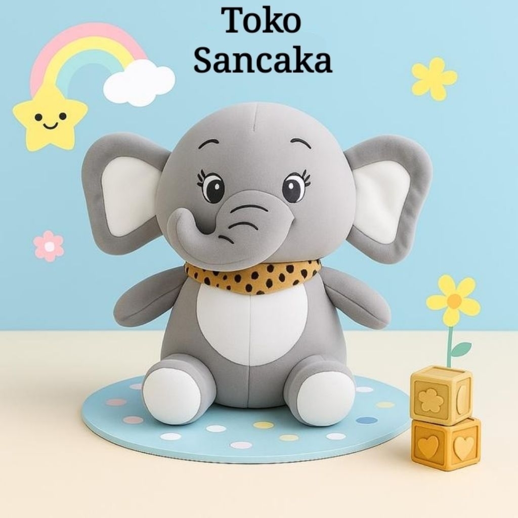 Boneka Imut Lucu Gajah Gemoy