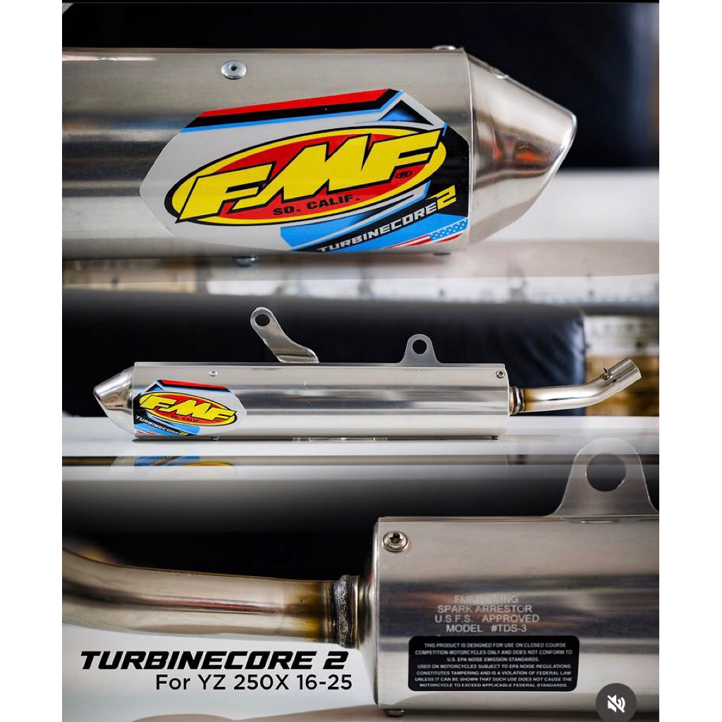 knalpot fmf turbinecore 2 yz 250x 2016-2025