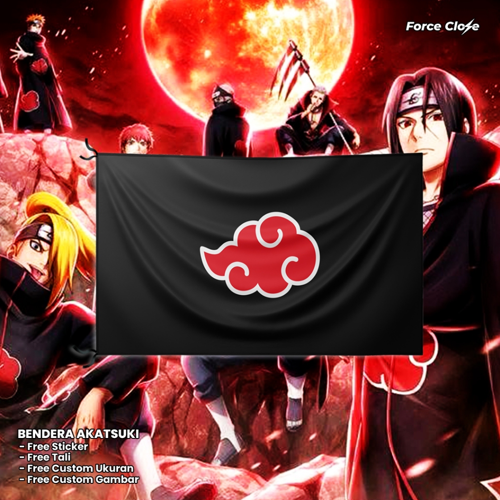 Bendera Akatsuki Premium: Simbol Kekuatan & Misteri Akatsuki
