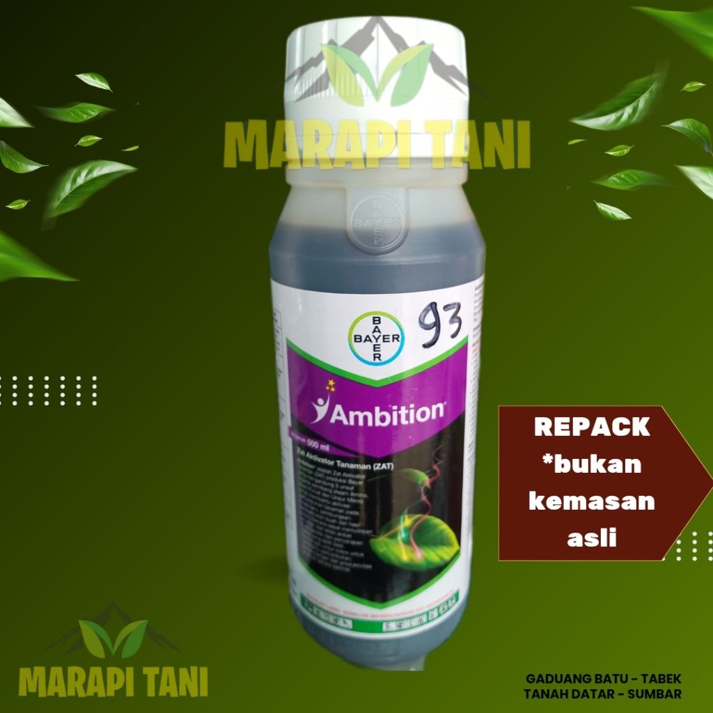 AMBITION REPACK 50ml - 100ml - 200ml || ambition bayer - asam amino (Ini bukan kemasan asli)