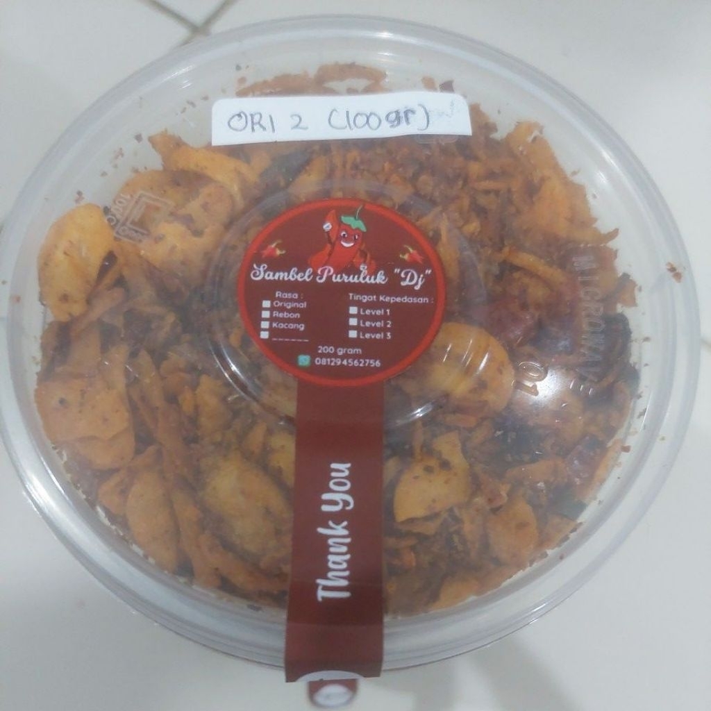 

Sambel Puruluk Varian Ori Level 2