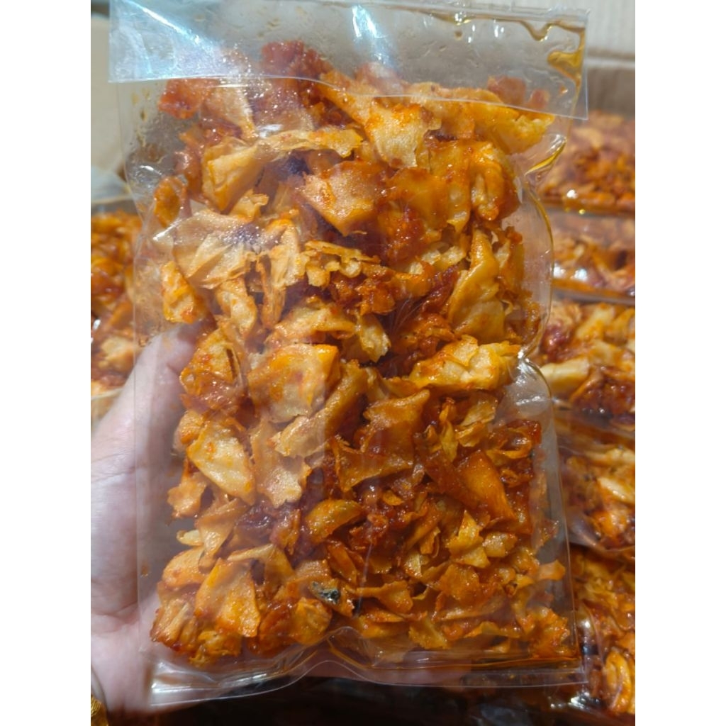 

(Snack Time) Kripik singkong pedas manis Homemade berat +-200gram /bungkus