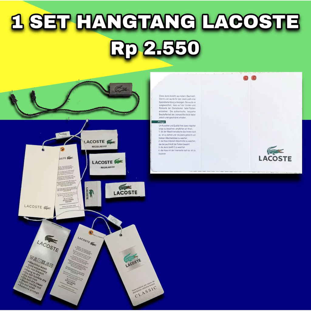 

SOLDLABEL HANGTAG LACOS