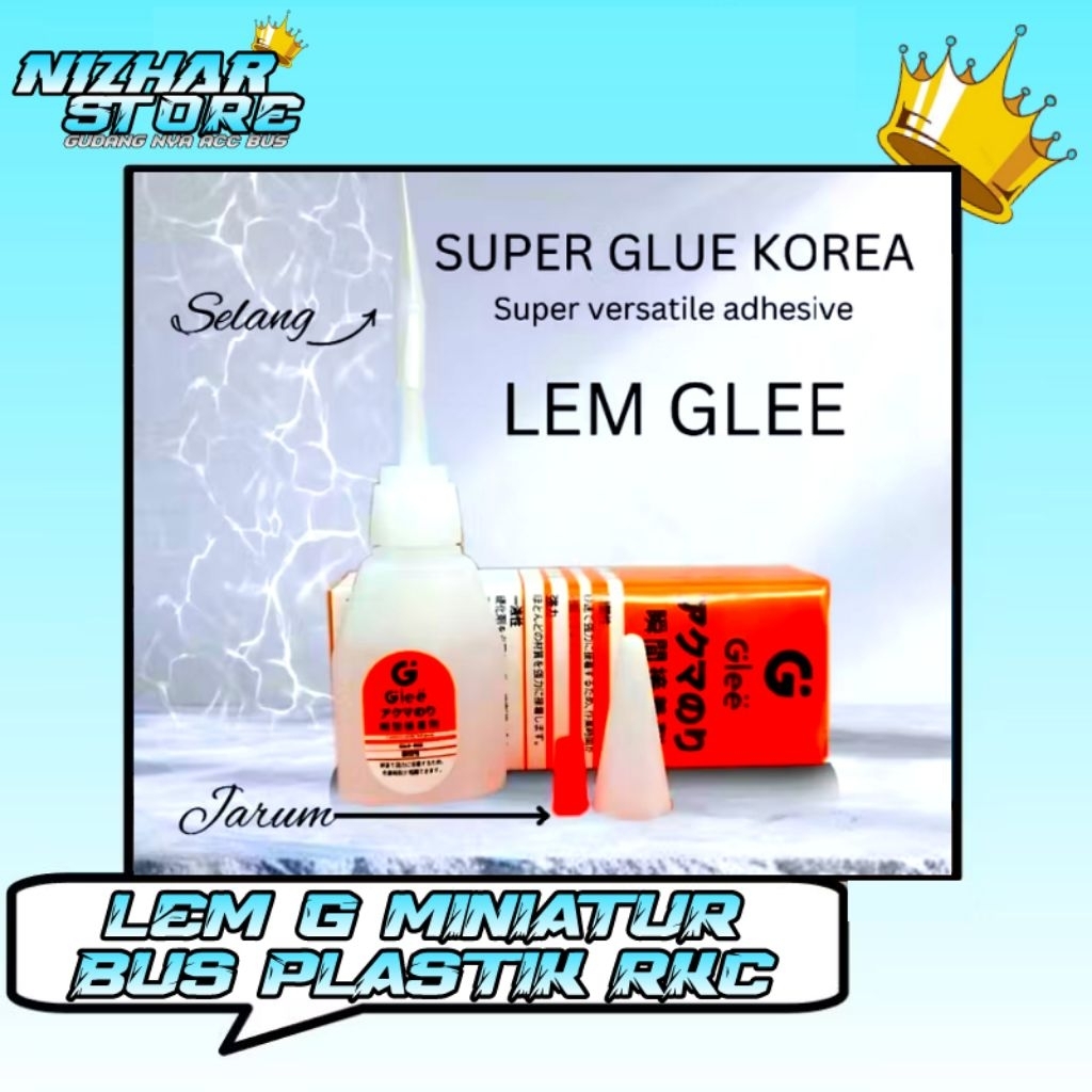 

Lem g korea miniatur bus daya rekat kuat lem korea