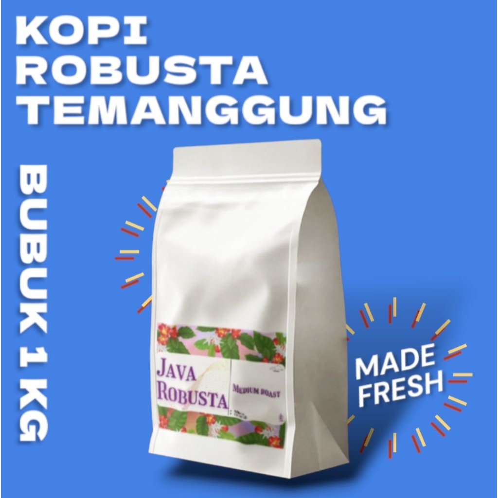 

Kopi robusta bubuk 1 kg jawa temanggung medium roast kopi bubuk espresso filter tubruk kopi susu