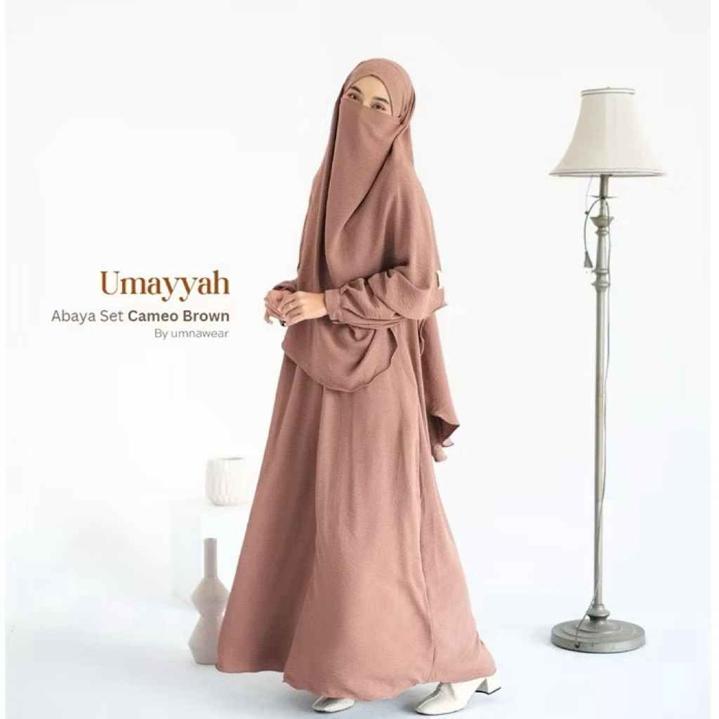 Umayyah Abaya Set Cameo Brown By umnawear