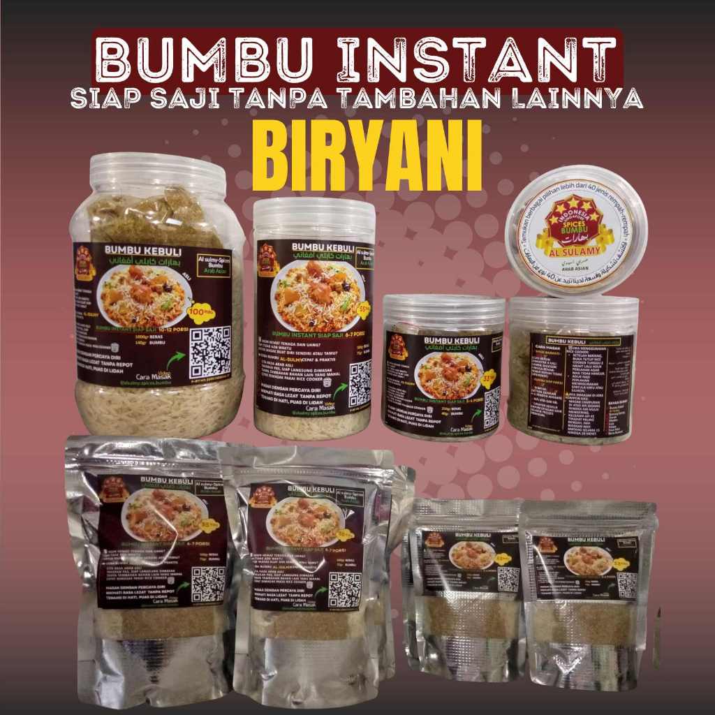 

Beras Basmati & Bumbu Biryani Instant