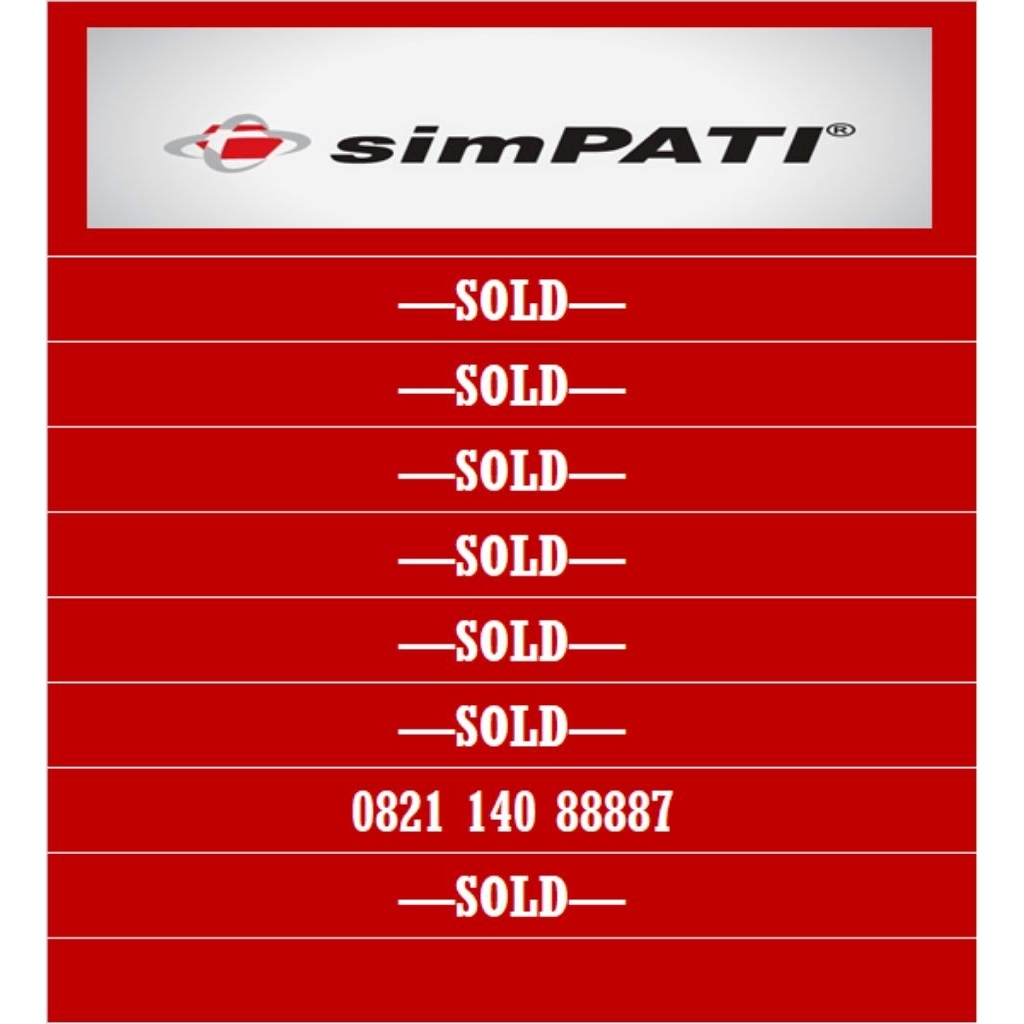 nomor cantik simpati telkomsel 4G O821 140 88887 (nocan, nomer, perdana, cantik, simpati, telkomsel,