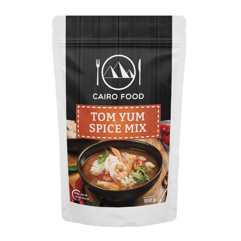 

Bumbu Tom Yum Sehat – Tanpa MSG, 100% Rempah Murni | Cairo Food - 100 gram