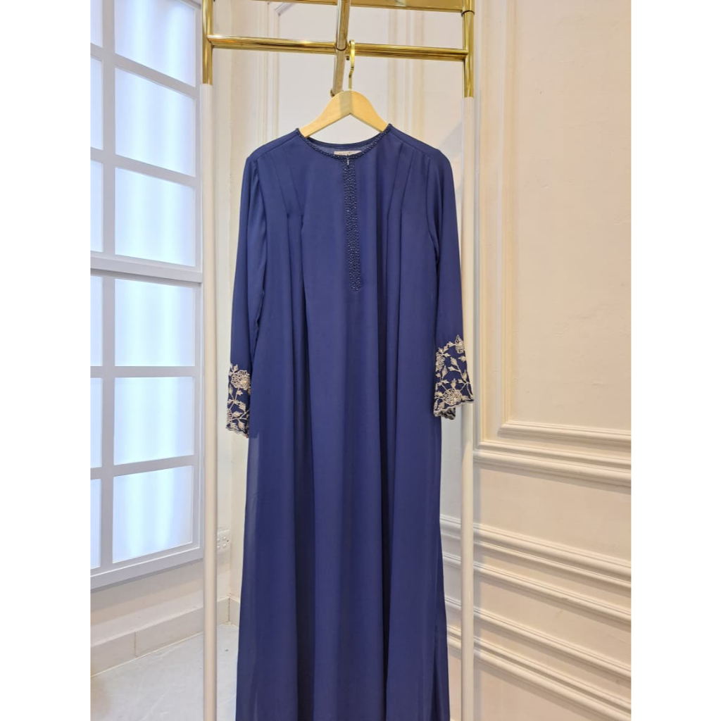 Ayesha Abaya Gamis SO-404 Nesty Collection - Gamis Muslimah Wudhu Friendly, Dress Muslimah, Dress/Ga