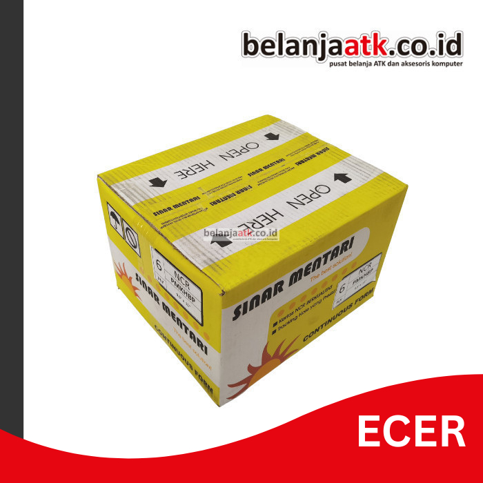 

[PAK] Continuous Form 6 Ply 9 ½” x 11” Sinar Mentari (Inch)